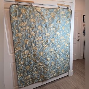 Large Seashell Sand Proof Beach Picnic Blanket 60" X 72"